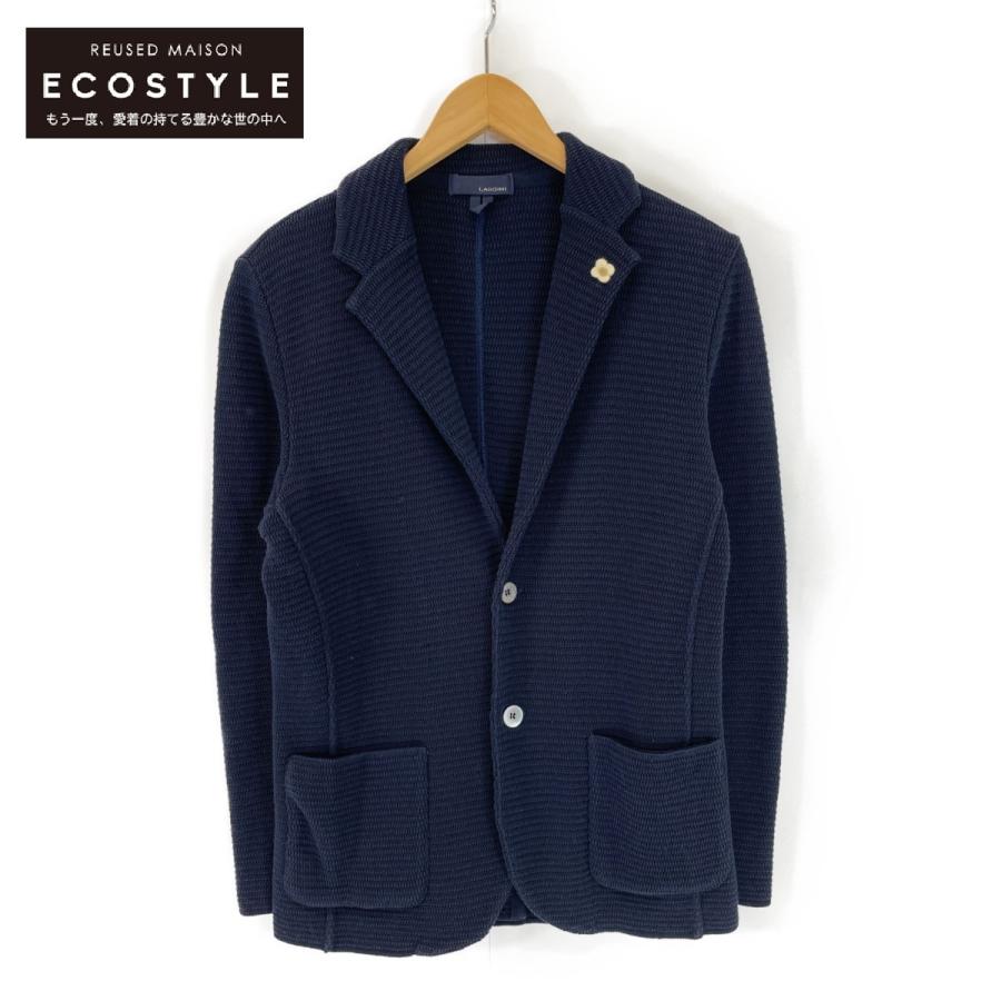 LARDINI（ラルディーニ） ネイビー JPLJM19 ニットジャケット ネイビー