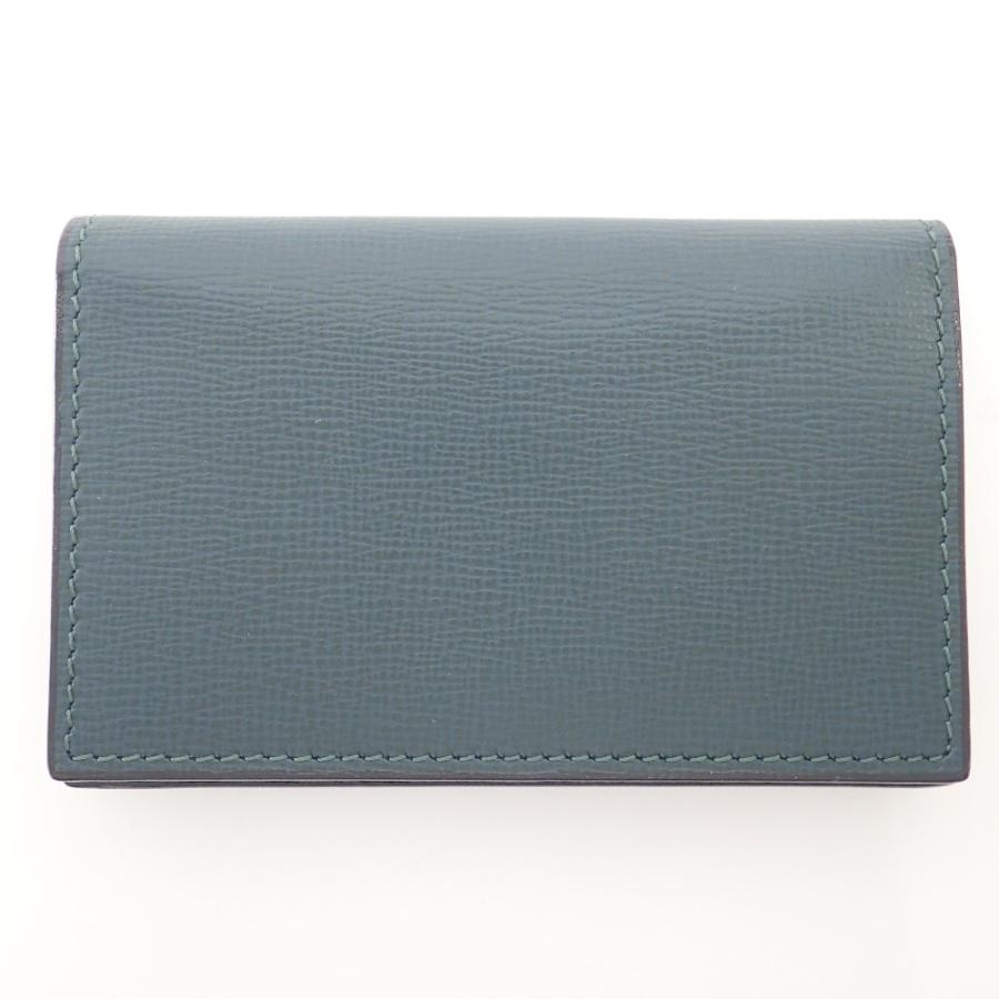 【美品】Valextra ヴァレクストラ 名刺入れ カードケース ダークグリーン Valextra ヴァレクストラ 名刺入れ カードケース ダークグリーン