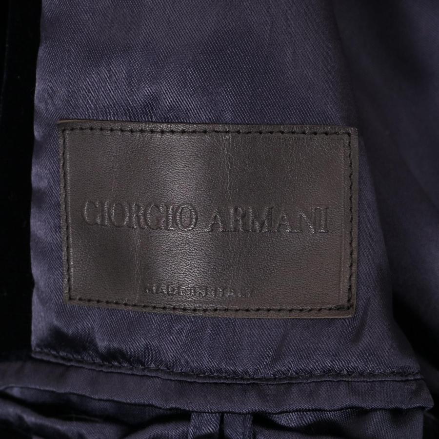 GIORGIO ARMANI ジョルジオアルマーニ ベルベット切替 ジャケット
