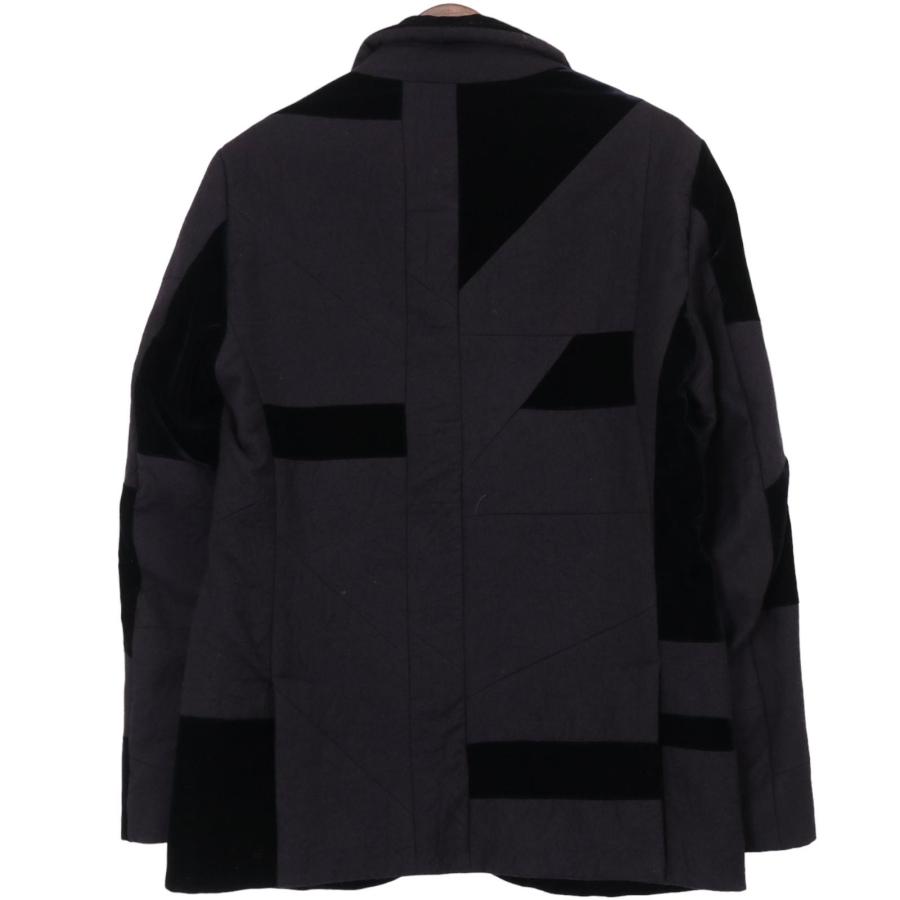 GIORGIO ARMANI ジョルジオアルマーニ ベルベット切替 ジャケット 