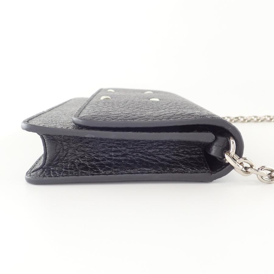 メゾンマルジェラ 【美品】11 S56UI0211 P0399 T8013 4ステッチ チェーンショルダー 美品 Maison Margiela メゾンマルジェラ 11 S56UI0211 P0399 T8013 4