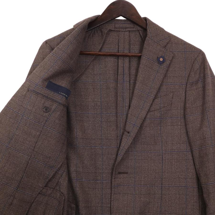 LARDINI（ラルディーニ） ブラウン グレンチェック JJ807AQ 3ピース 