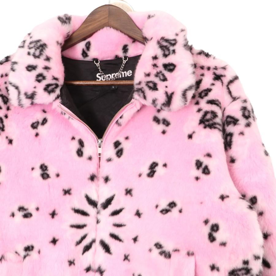 Supreme（シュプリーム） 21SS ピンク バンダナ フォウ ファー