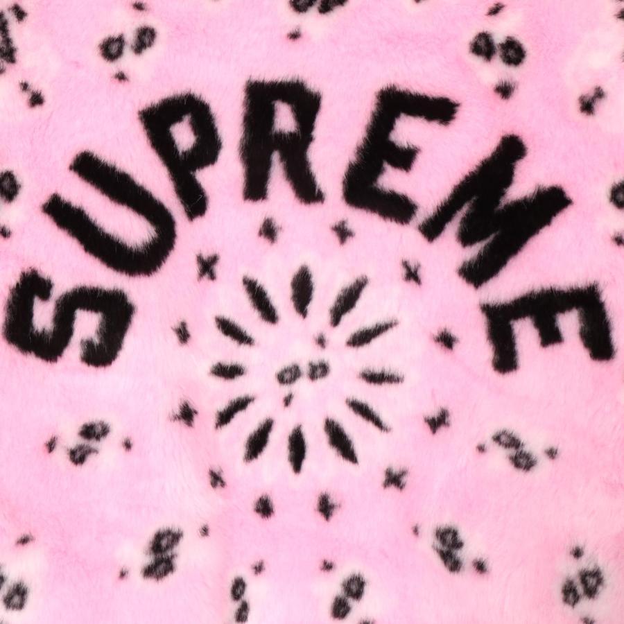 Supreme（シュプリーム） 21SS ピンク バンダナ フォウ ファー