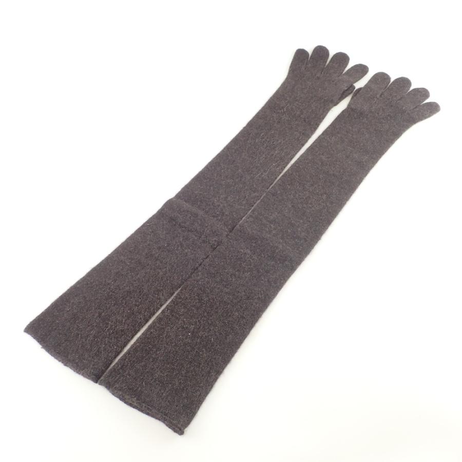 美品 HERMES エルメス マルジェラ期 カシミヤ100% ロング グローブ  