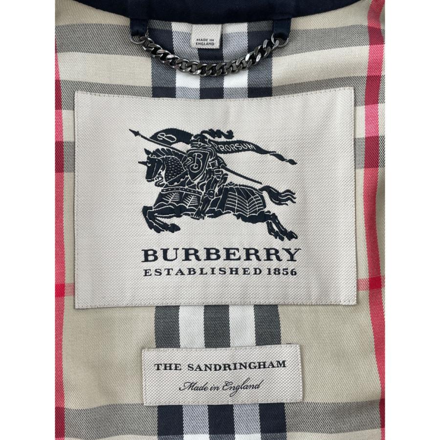 BURBERRY バーバリー ブラック サンドリンガム コットン BURBERRY バーバリー ブラック サンドリンガム コットン