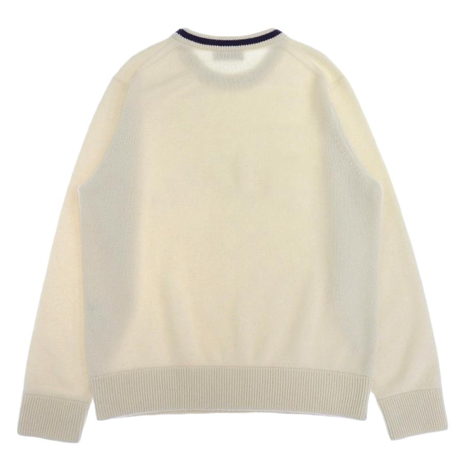 MAISON et VOYAGE メゾン エ ヴォヤージュ カシミヤ100% ロゴ クルー