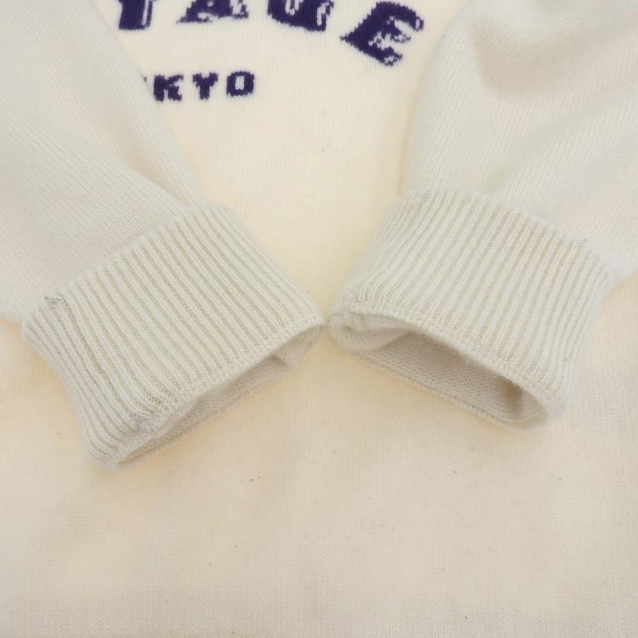 MAISON et VOYAGE メゾン エ ヴォヤージュ カシミヤ100% ロゴ クルー