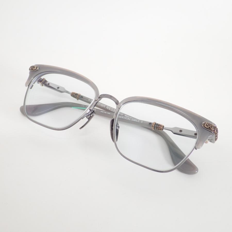 新品同様 Chrome Hearts クロムハーツ VERTICAL SMILE II BSG/GM 度 