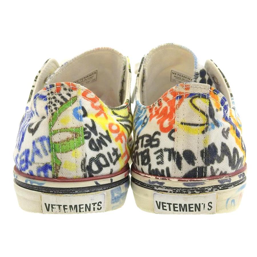 VETEMENTS ヴェトモン 落書き グラフィティ キャンバス スニーカー