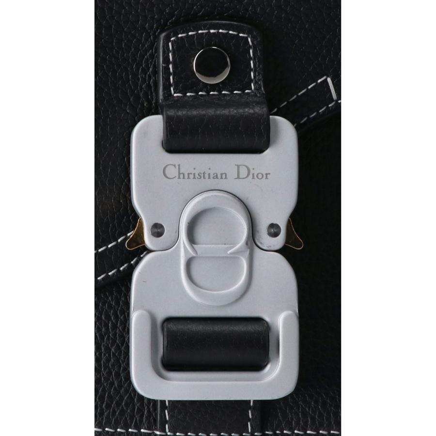 美品 Christian Dior 2ADCA435YKK_H00N Saddle サドル フラップ付  