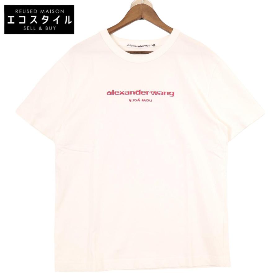 alexander wang アレキサンダーワンロゴTシャツホワイト白