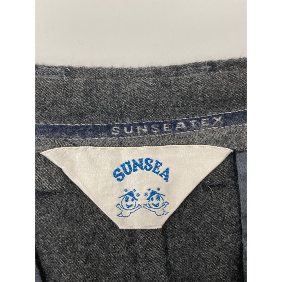 SUNSEA サンシー チャコール 18A44 N.M ブラッシュド テケテケパンツ