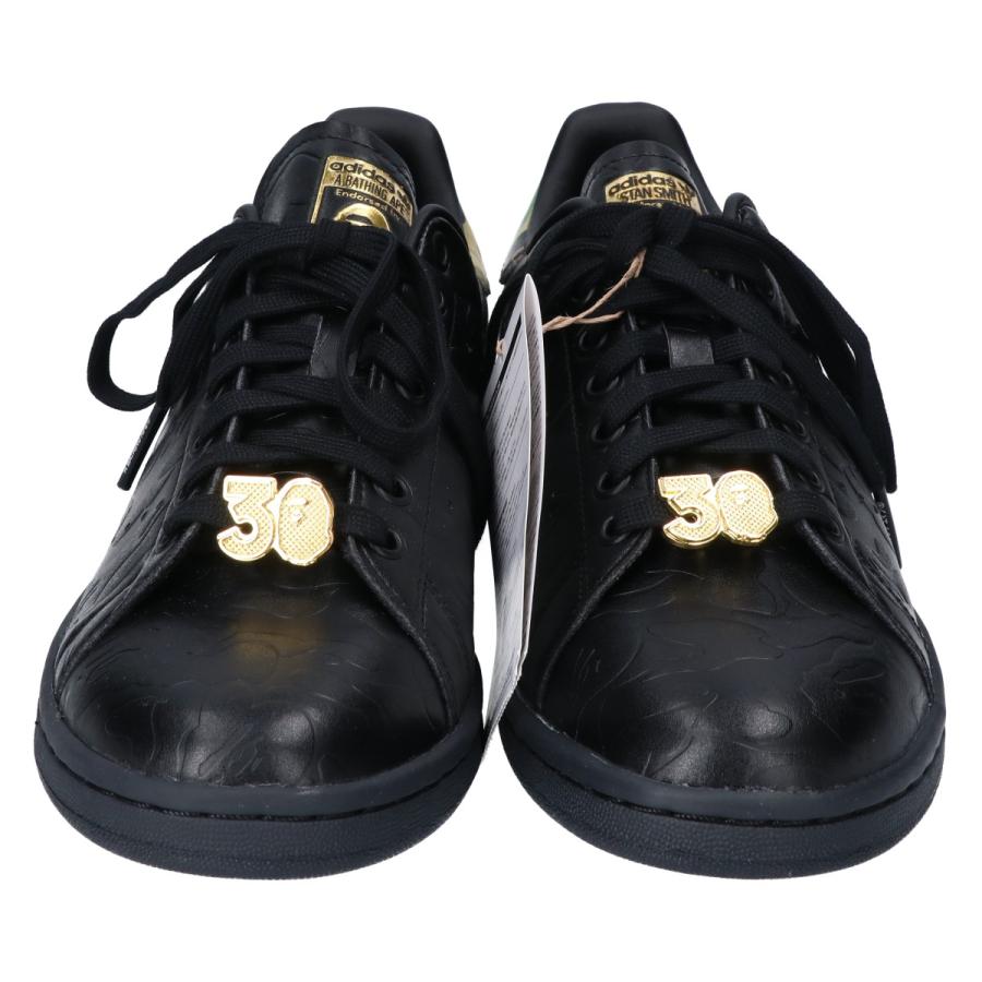 adidas × A BATHING APE / ローカットスニーカー/26cm/BLK/IG1116 adidas（アディダス） 新品同様 adidas x A BATHING APE IG1116 Stan