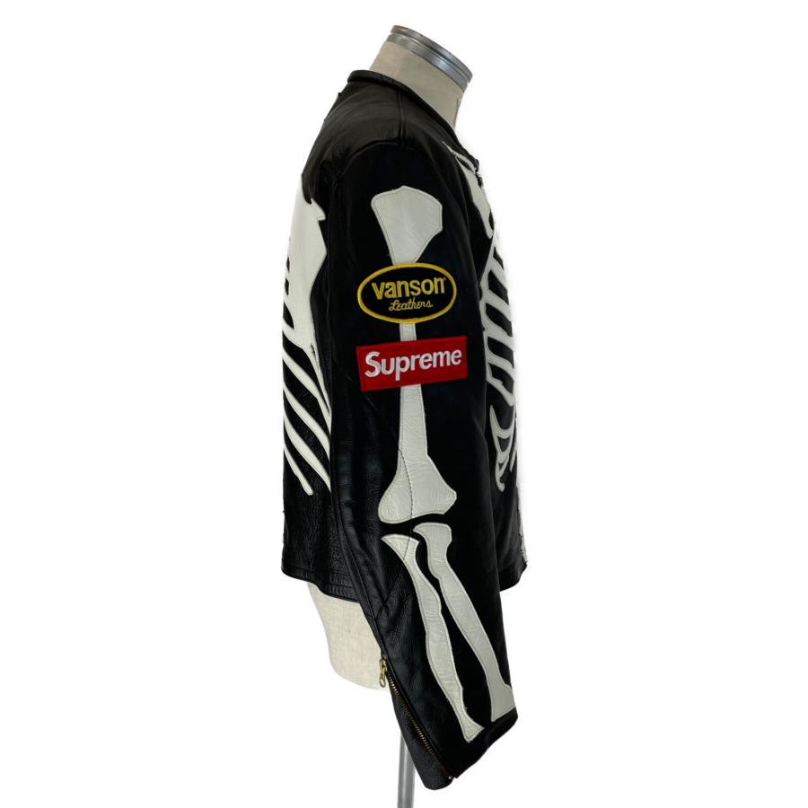 VANSON（バンソン） xSupremeシュプリーム 80350D 17AW ボーン レザー