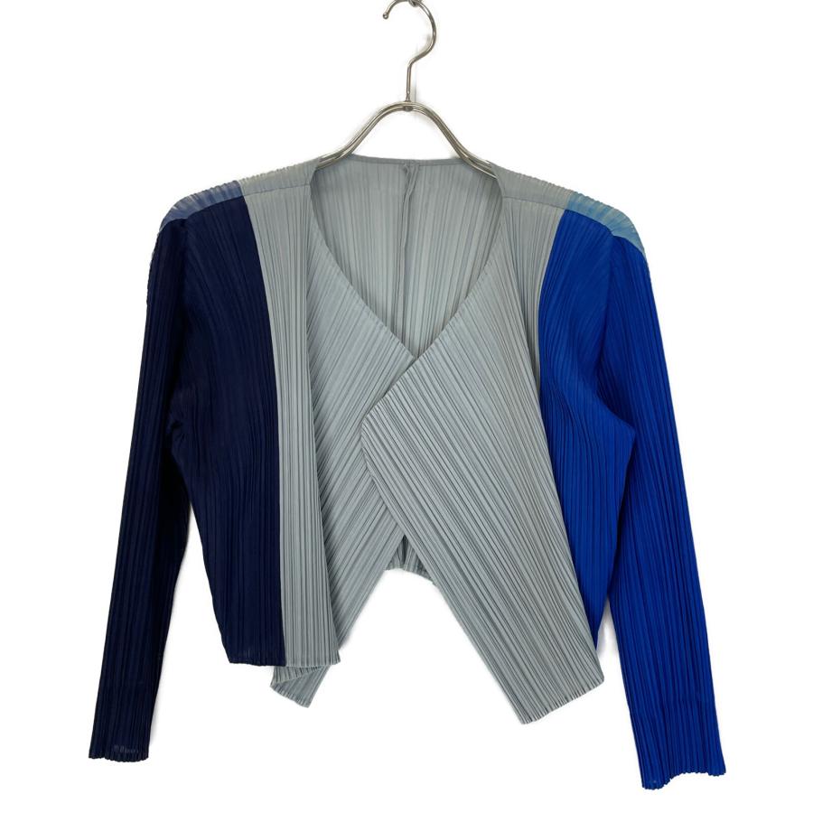 PLEATS PLEASE プリーツプリーズ PP51-JO691 ブルー×グレー プリーツ