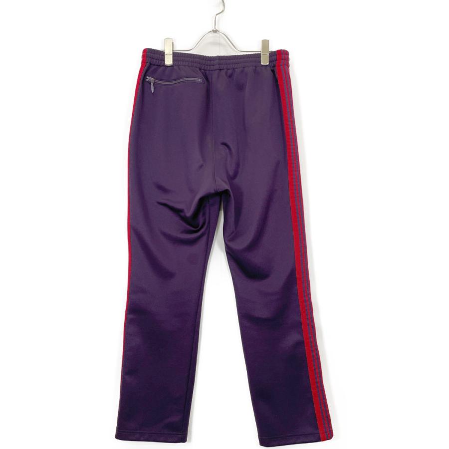 Needles / トラックパンツ/L/ポリエステル/パープル/レッド/LQ230 needles ニードルズ パープル LQ230 レッドサイドライン トラック