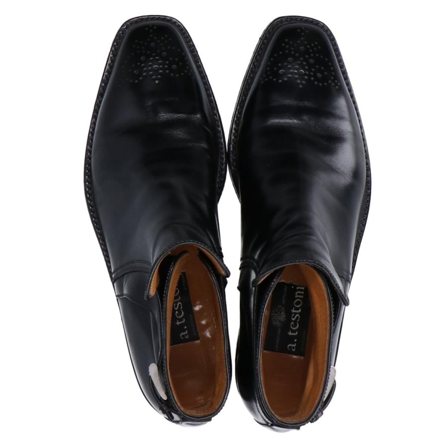 a. testoni a.testoni ア テストーニ レザー ジョッパーブーツ a. testoni a.testoni ア テストーニ レザー ジョッパーブーツ