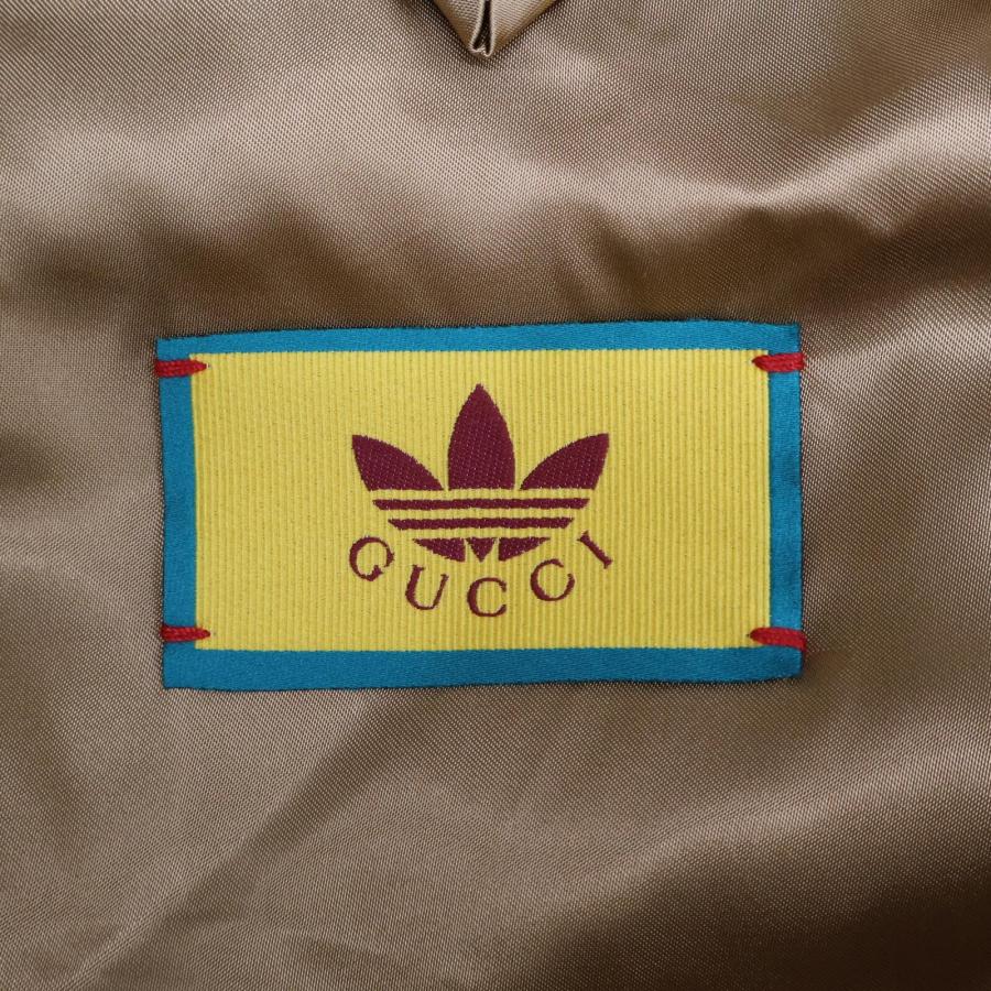 未使用品□GUCCI×  グッチ×アディダス 691425 トレフォイル GGロゴ ウェブライン ブルゾンジャケット マルチカラー 48 ハンガー付き イタリア製 正規品 メンズ GUCCI（グッチ） 新品同様/国内正規 xadidasアディダス 691425