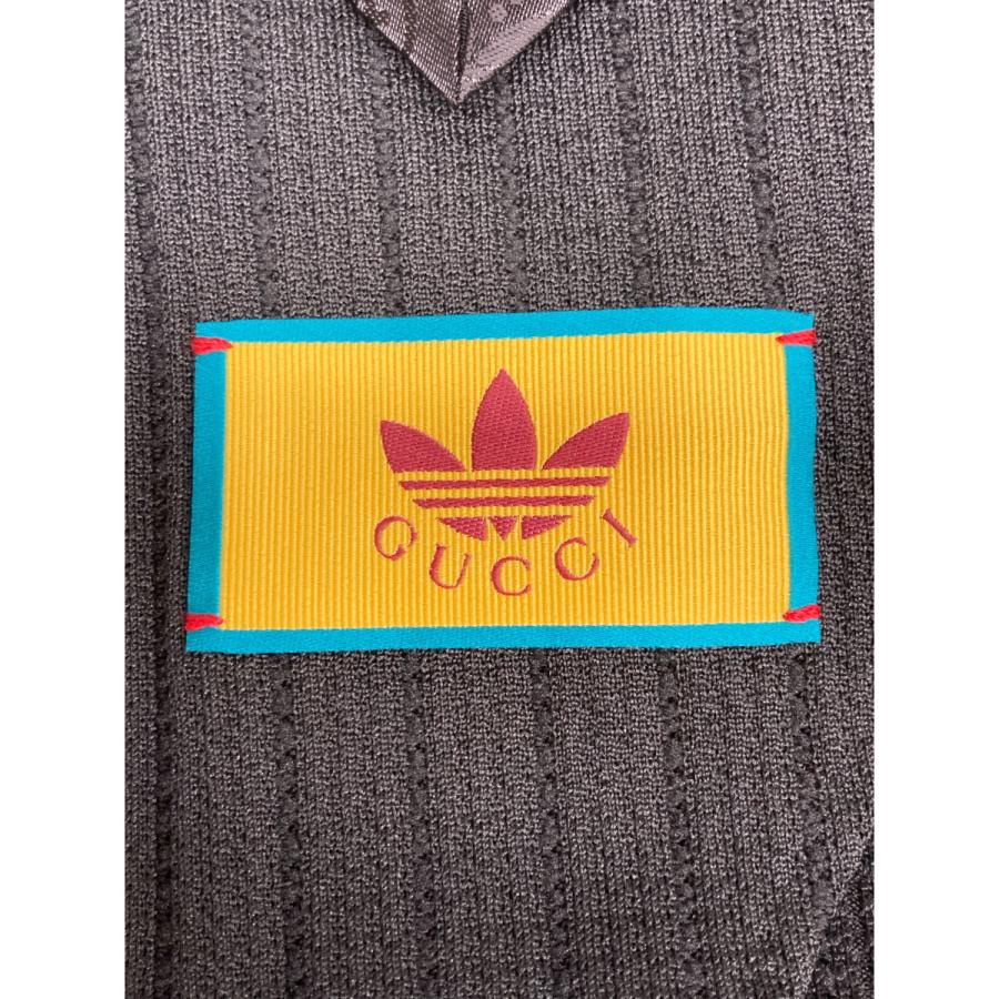 GUCCI（グッチ） 新品同様/国内正規 xadidasアディダス 721088 金ボタン テーラード ジャケット 44 ブラック メンズ ...