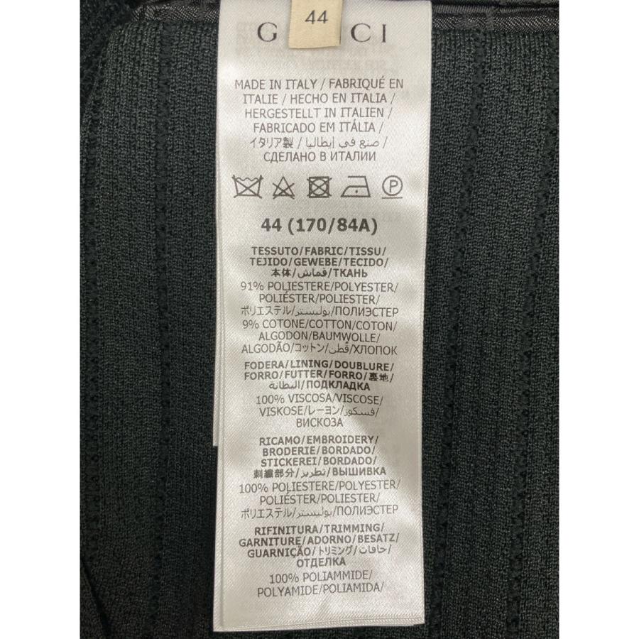GUCCI（グッチ） 新品同様/国内正規 xadidasアディダス 721088 金ボタン テーラード ジャケット 44 ブラック メンズ ...