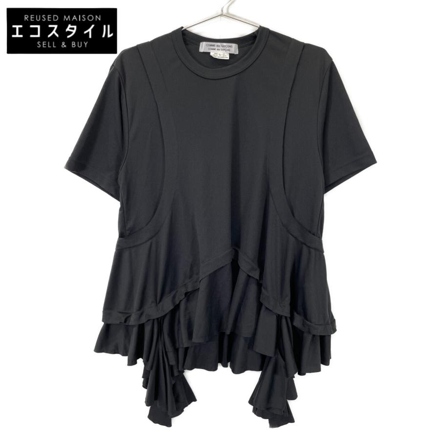 COMME des GARCONS ブラック RM-T008 2024年春夏 Tシャツ トップス L  