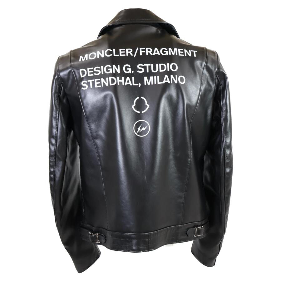 モンクレール本革ライダース 新品】モンクレールジーニアス CYCLONE Fragment ルイスレザー