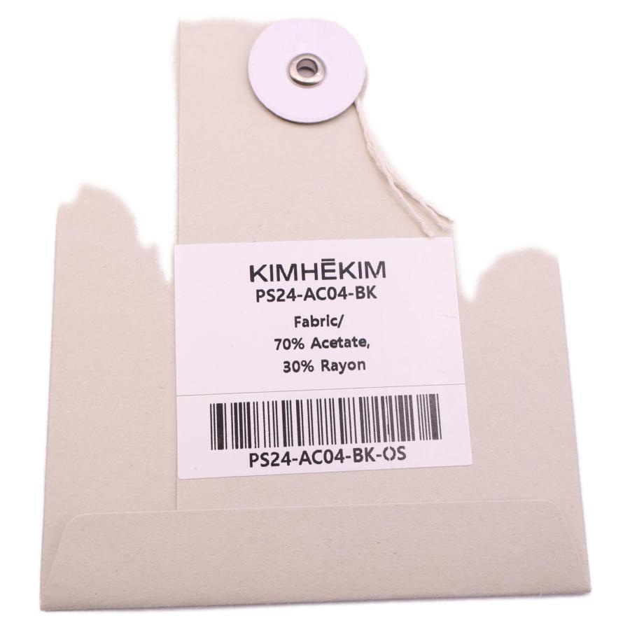 新品未使用 KIMHEKIM キムヘキム PS24-AC04-BK Oversized Satin