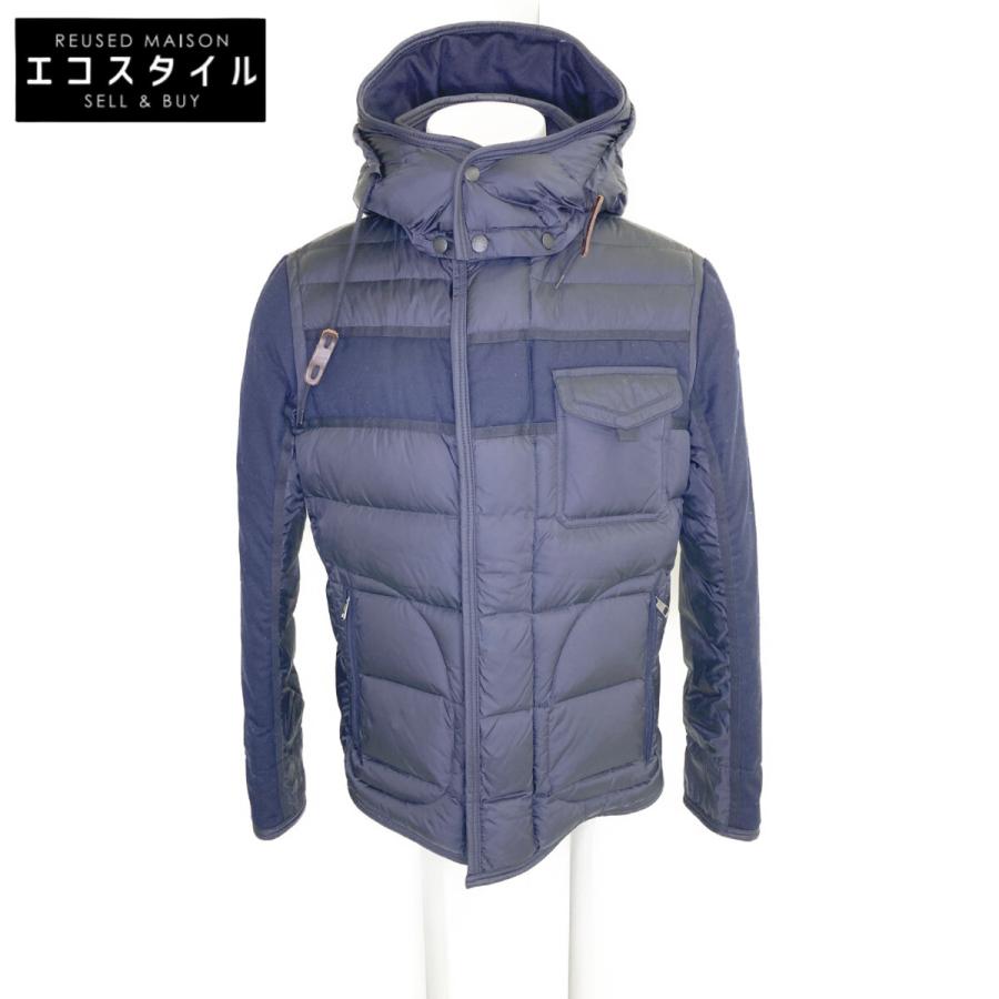 MONCLER 国内正規/ モンクレール RYAN ライアン ウール切替 フード付 