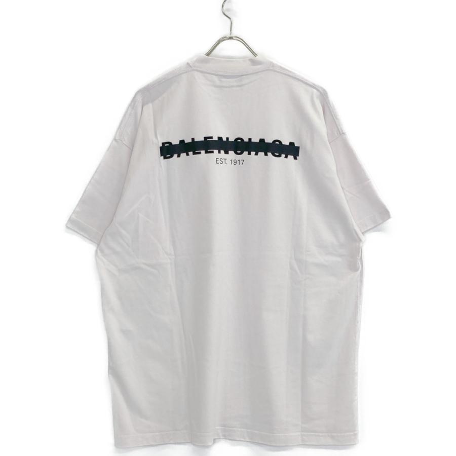 BALENCIAGA バレンシアガ ピンク 22年製 694576 ロゴオーバーサイズ 
