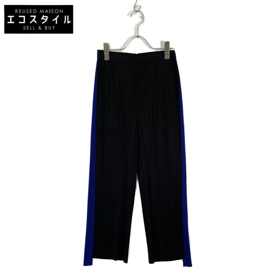 PLEATS PLEASE プリーツプリーズ ブラック/ブルー PP43JF473 PLEATS PLEASE プリーツプリーズ ブラック/ブルー PP43JF473