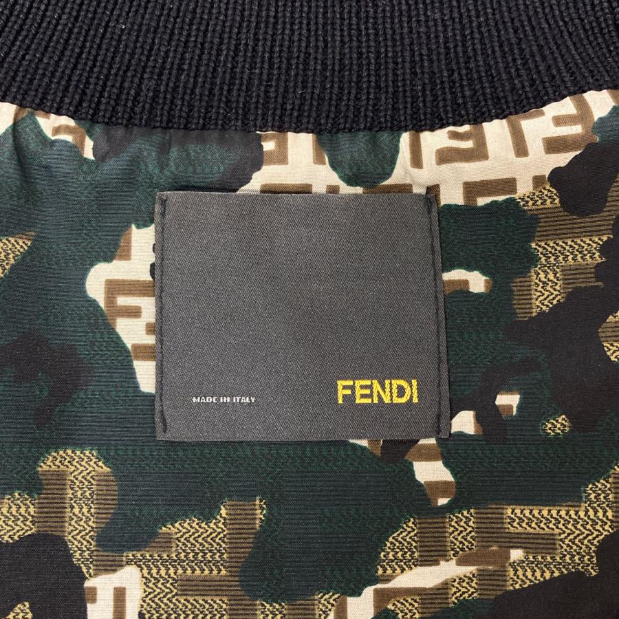 FENDI フェンディ ズッカ柄 カモフラ ジップアップジャケット FENDI フェンディ ズッカ柄 カモフラ ジップアップジャケット