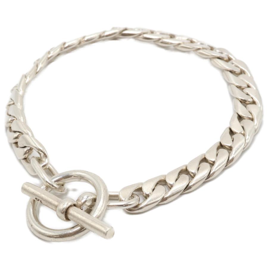 laver シルバー925 喜平 チェーンブレスレット LAVER ラバー 925 9MM CURB CHAIN T BAR 喜平チェーン ブレスレット