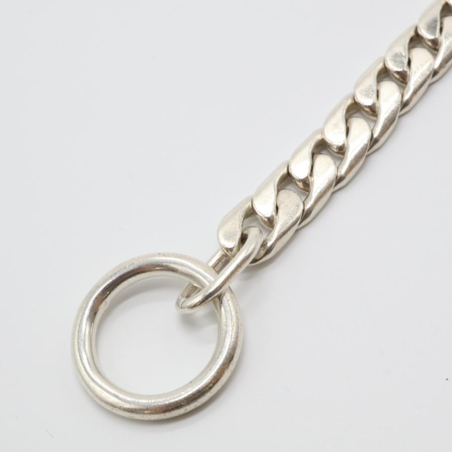 LAVER ラバー 925 9MM CURB CHAIN T BAR 喜平チェーン ブレスレット