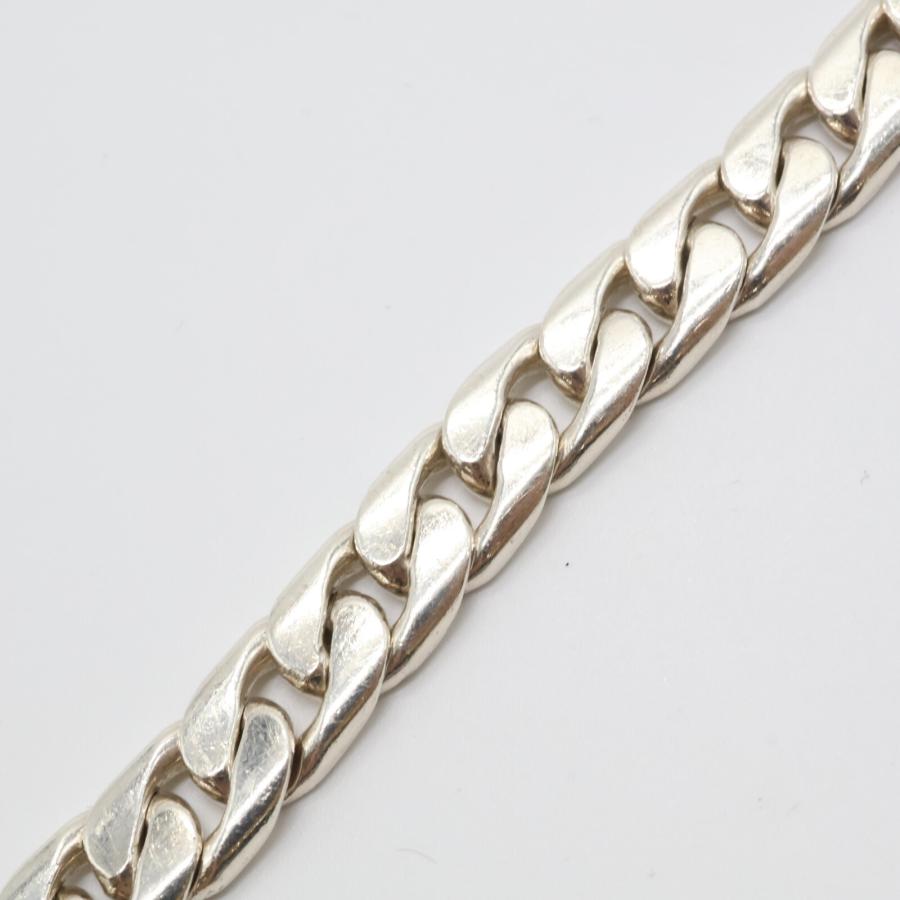 LAVER ラバー 925 9MM CURB CHAIN T BAR 喜平チェーン ブレスレット