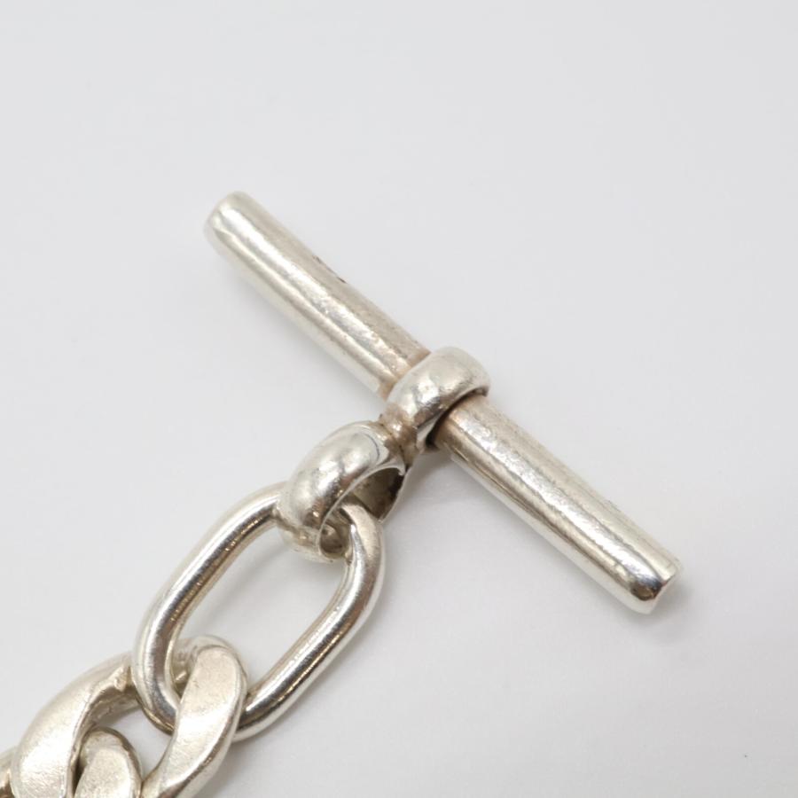 laver シルバー925 喜平 チェーンブレスレット LAVER ラバー 925 9MM CURB CHAIN T BAR 喜平チェーン ブレスレット