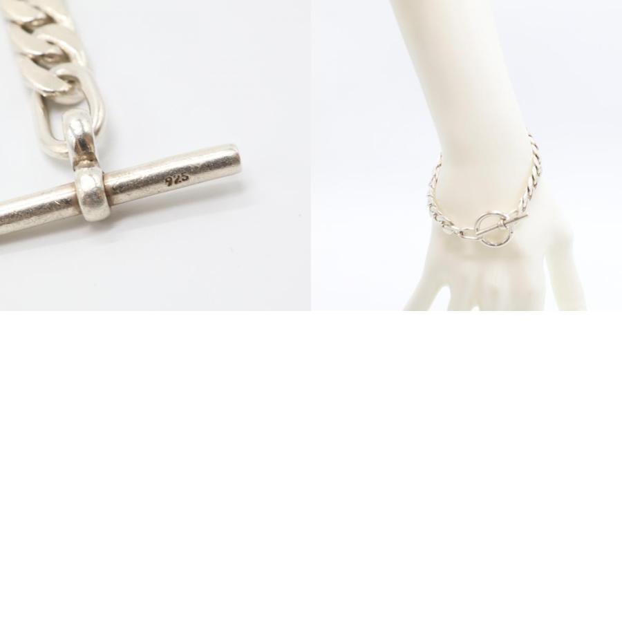 LAVER ラバー 925 9MM CURB CHAIN T BAR 喜平チェーン ブレスレット