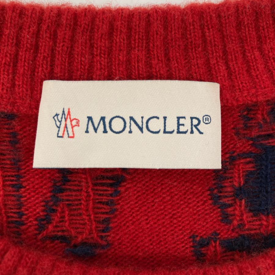 MONCLER モンクレール レッド 19年製 GIROCOLLO ウール プルオーバー  