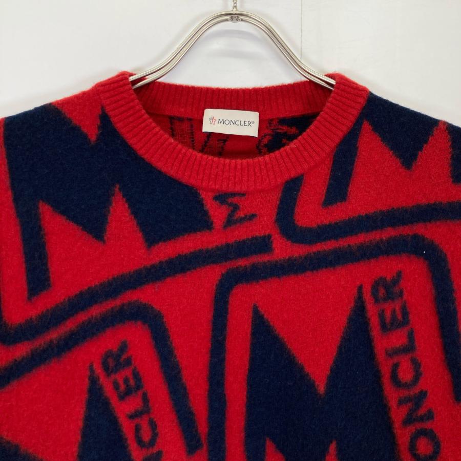 MONCLER モンクレール レッド 19年製 GIROCOLLO ウール プルオーバー  