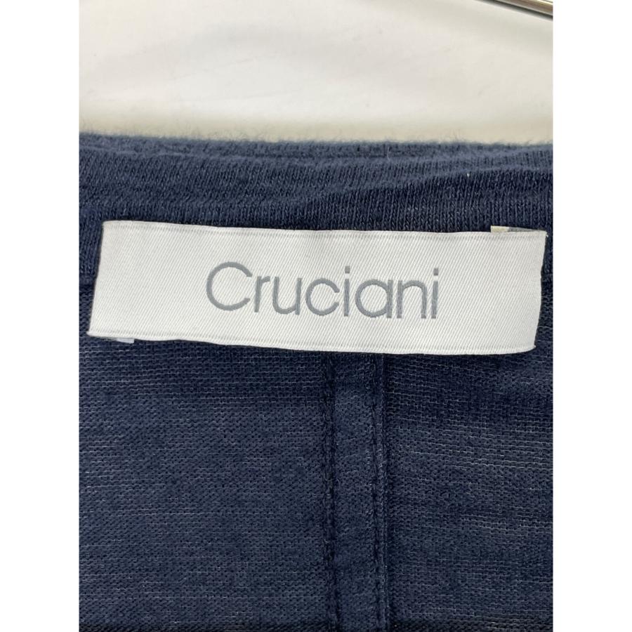 CRUCIANI（クルチアーニ） CUK086 ネイビー リネン ジャージジャケット