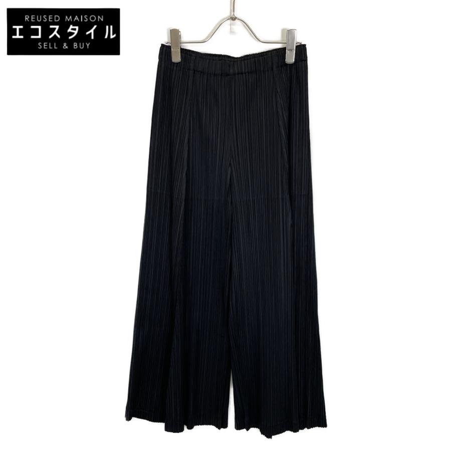 PLEATS PLEASE プリーツプリーズ ブラック PP43JF383 THICKER BOTTOMS  