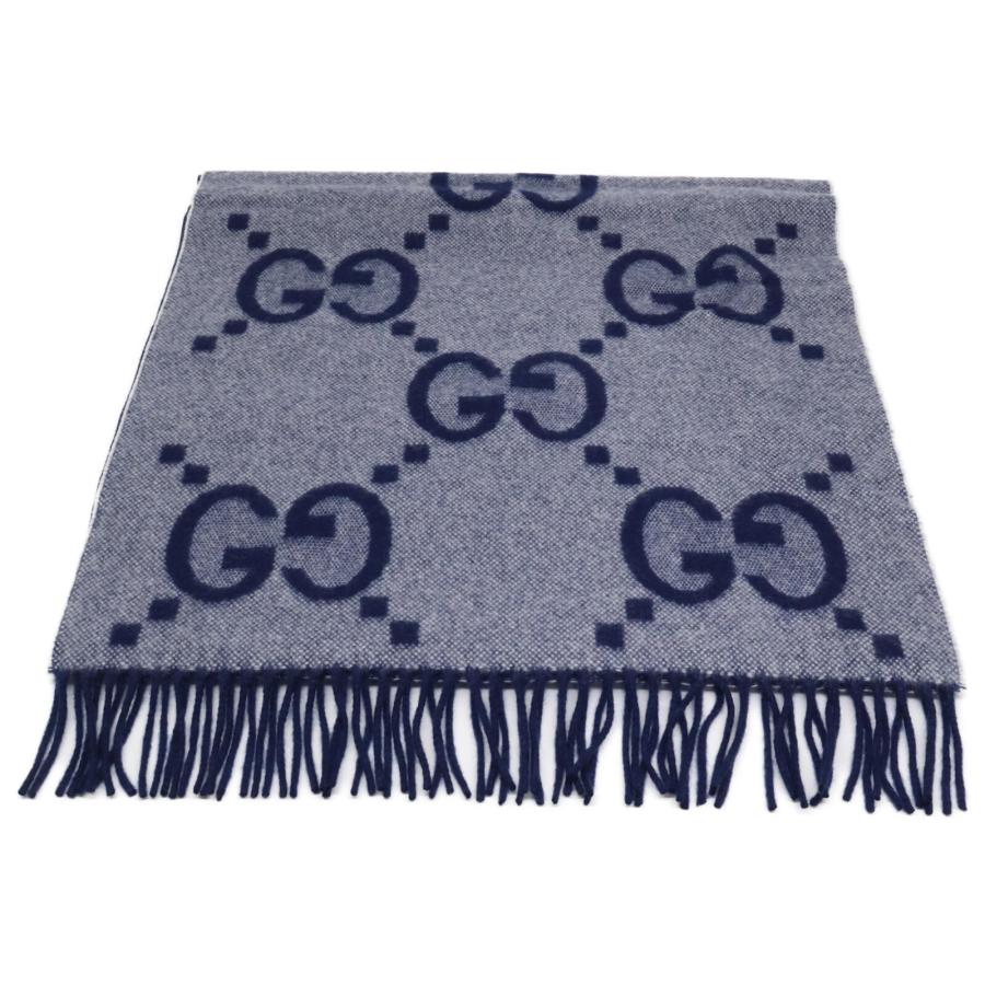 GUCCI（グッチ） 新品同様 674275 4GABX 4178 GGカシミア ジャカード