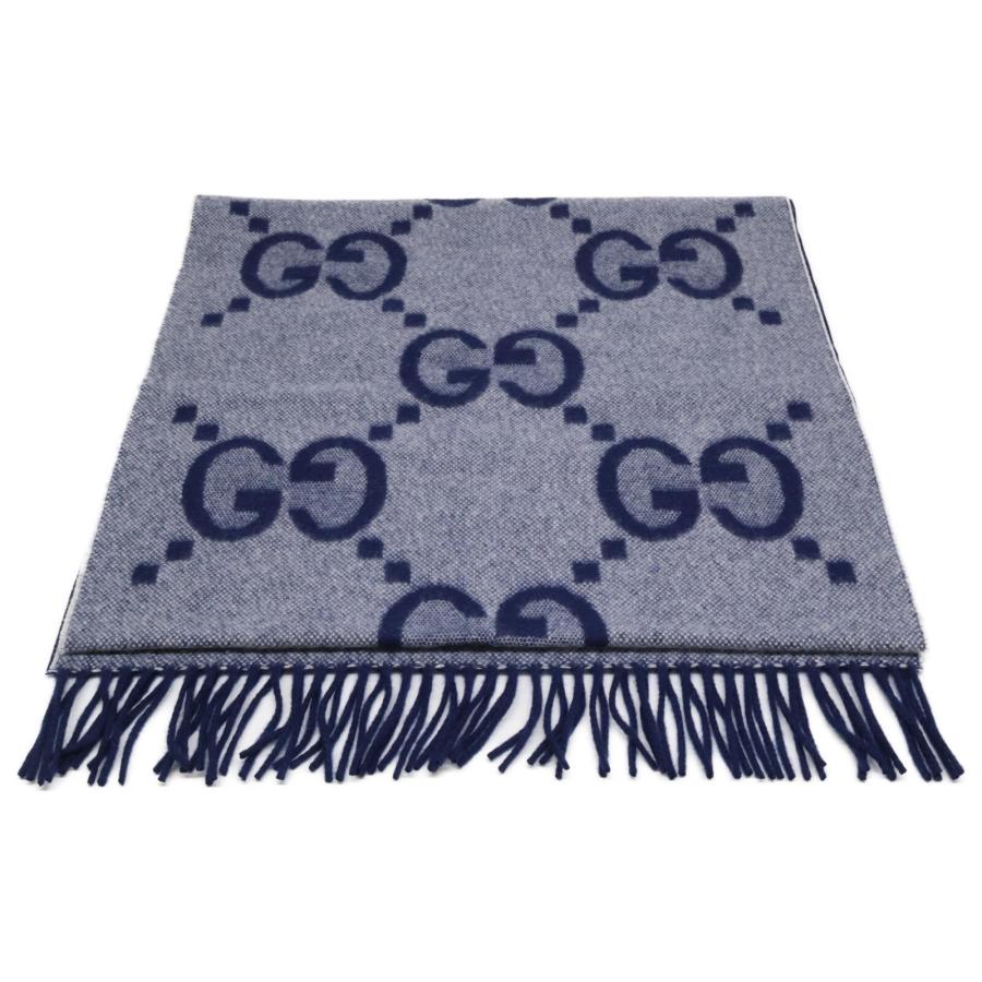 GUCCI（グッチ） 新品同様 674275 4GABX 4178 GGカシミア ジャカード