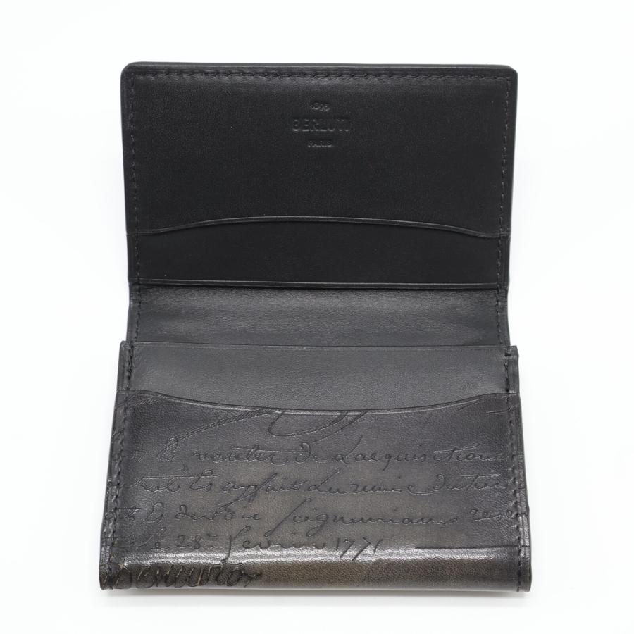 新品/ BERLUTI ベルルッティ インブイア スクリットレザー カード