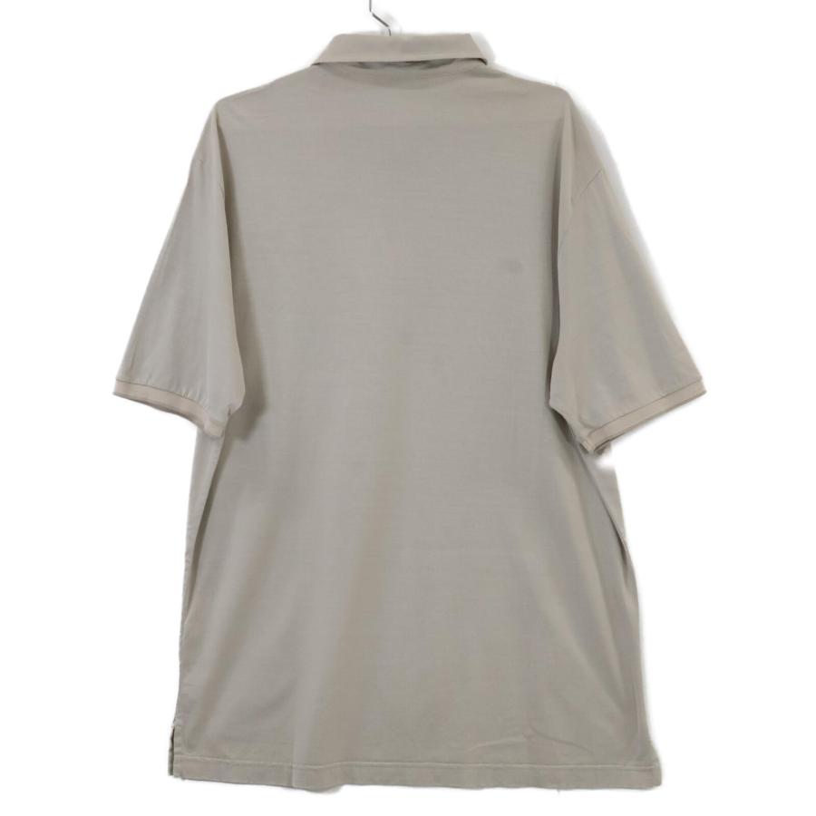 Loro Piana ロロピアーナ グレー シルク混 ポケット付 ポロシャツ 42  