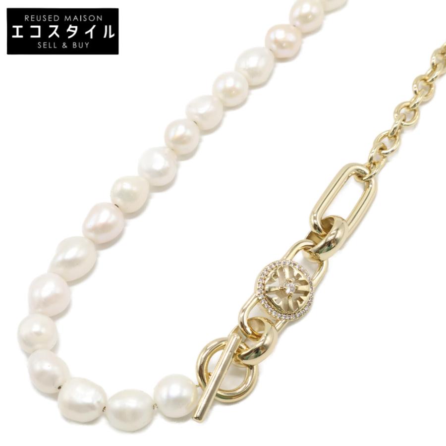 EMPORIO ARMANI 美品 エンポリオアルマーニ EGS3099710 淡水パール 