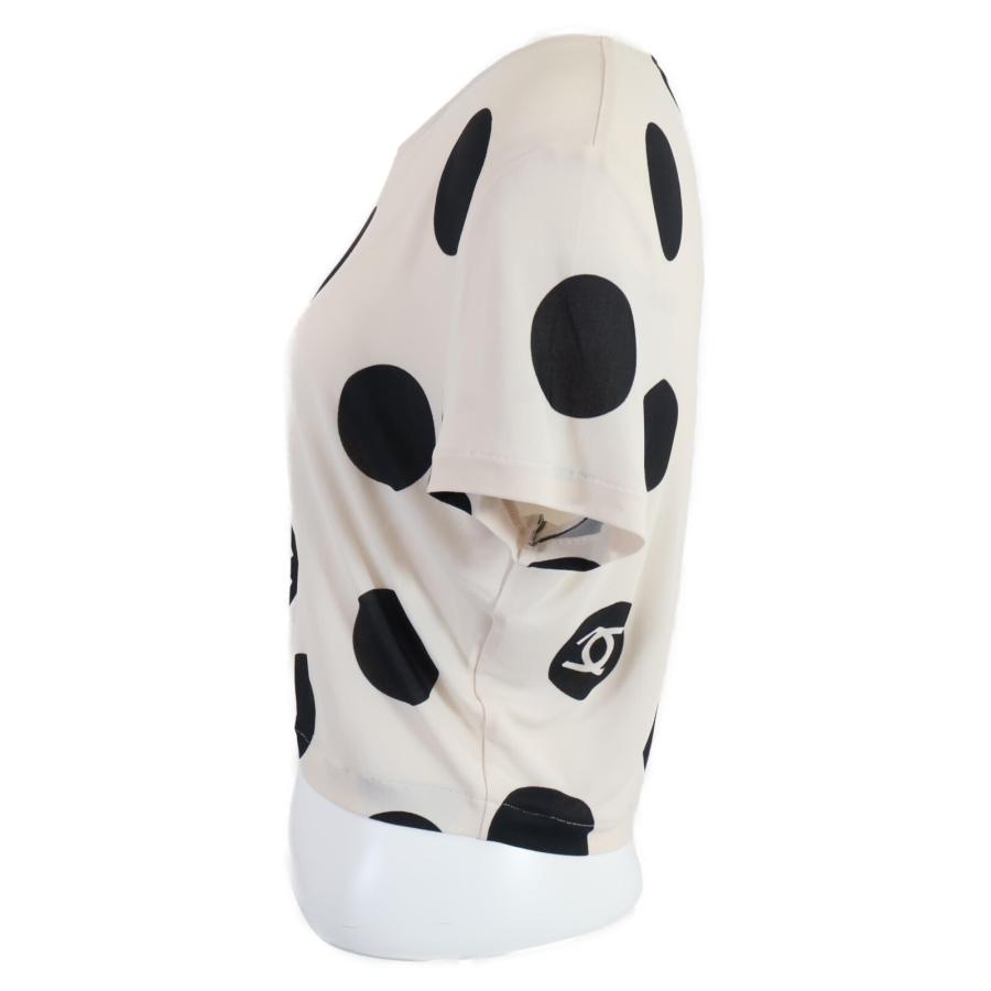 CHANEL（シャネル） 97P P07794V05563 ドット クロップド Tシャツ