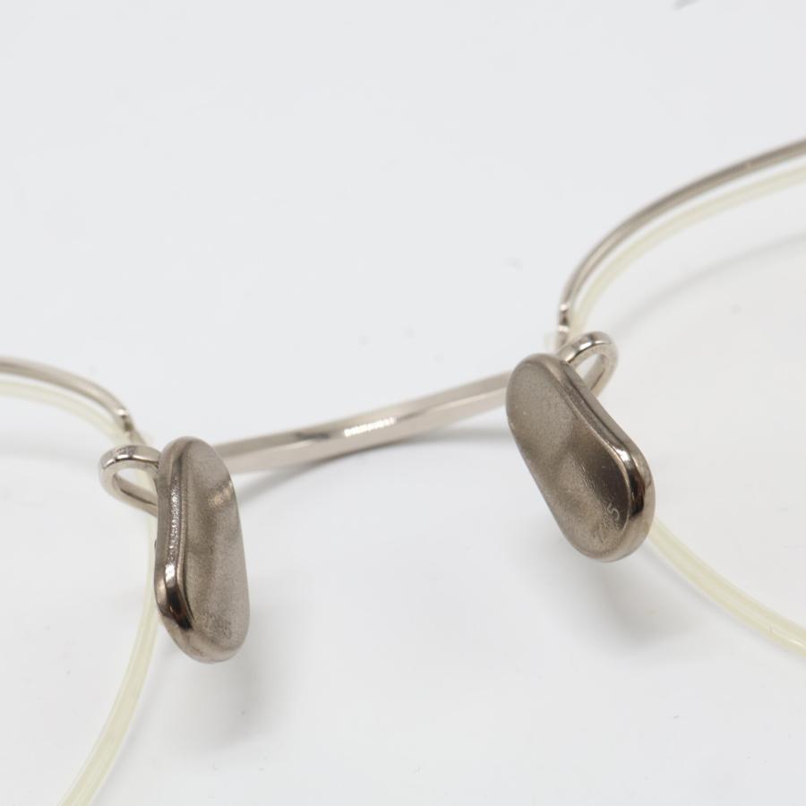 美品 EYEVAN7285 アイヴァン 153-800 度入りレンズ Wナイロール メガネ