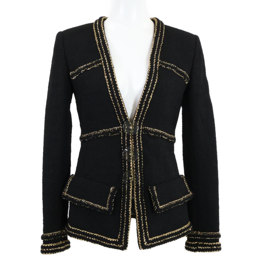 CHANEL - シャネル 【美品/国内正規】P56911V30555  16-17年 メティエダールコレクション ココマーク ウール エクリュツイード 34 CHANEL（シャネル） 美品/国内正規 P56911V30555 16-17年 メティエ