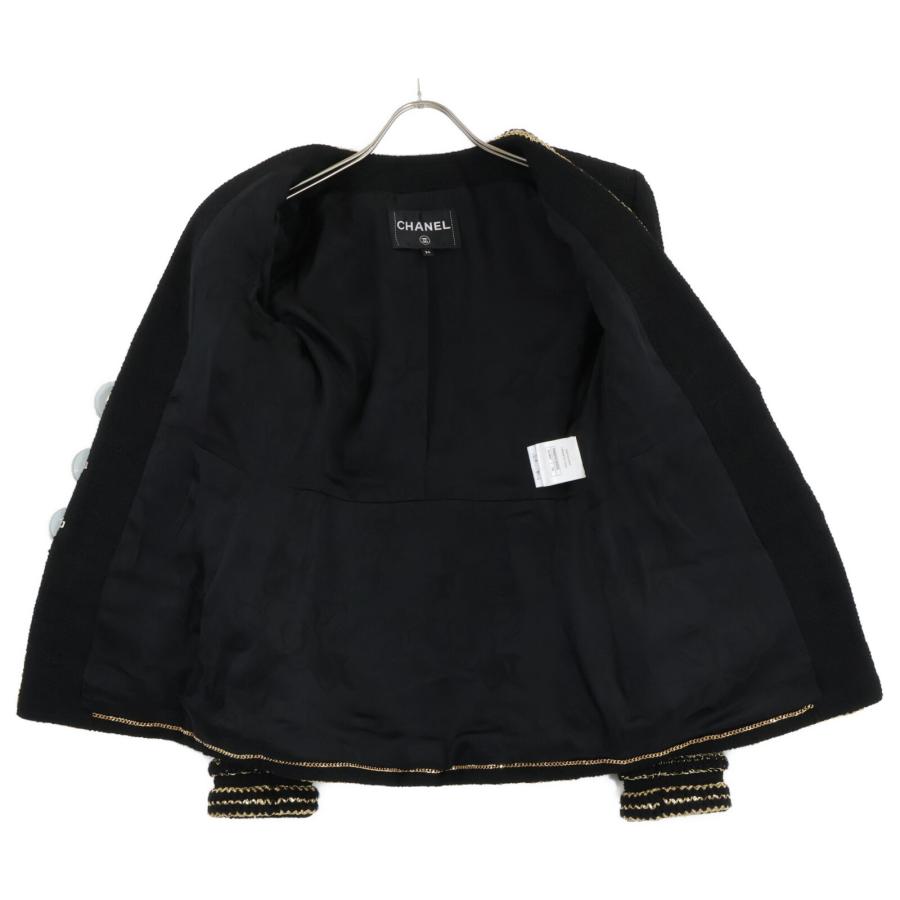 CHANEL - シャネル 【美品/国内正規】P56911V30555  16-17年 メティエダールコレクション ココマーク ウール エクリュツイード 34 CHANEL（シャネル） 美品/国内正規 P56911V30555 16-17年 メティエ